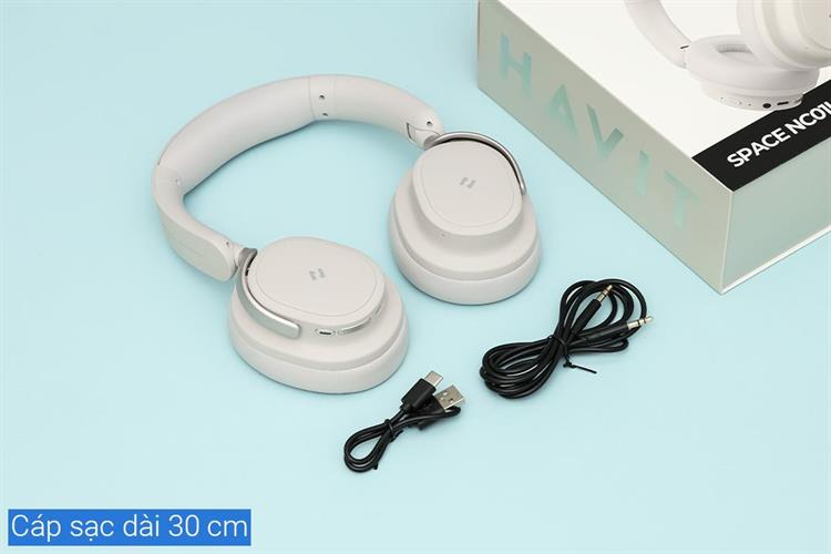 Tai nghe Bluetooth Chụp Tai Havit Space NC01H Màu Xám