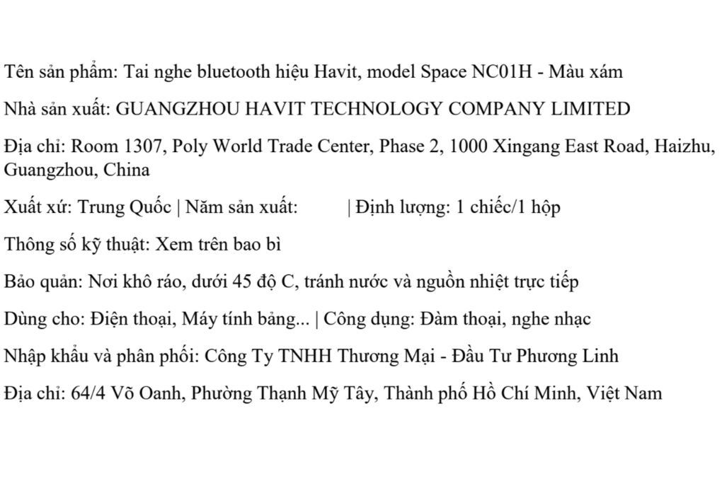 Tai nghe Bluetooth Chụp Tai Havit Space NC01H - 16
