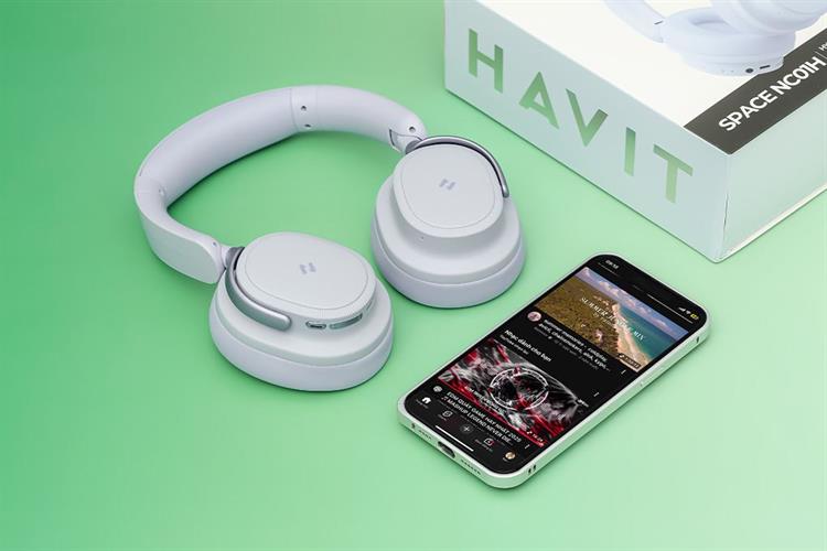 Tai nghe Bluetooth Chụp Tai Havit Space NC01H Màu Xanh Dương
