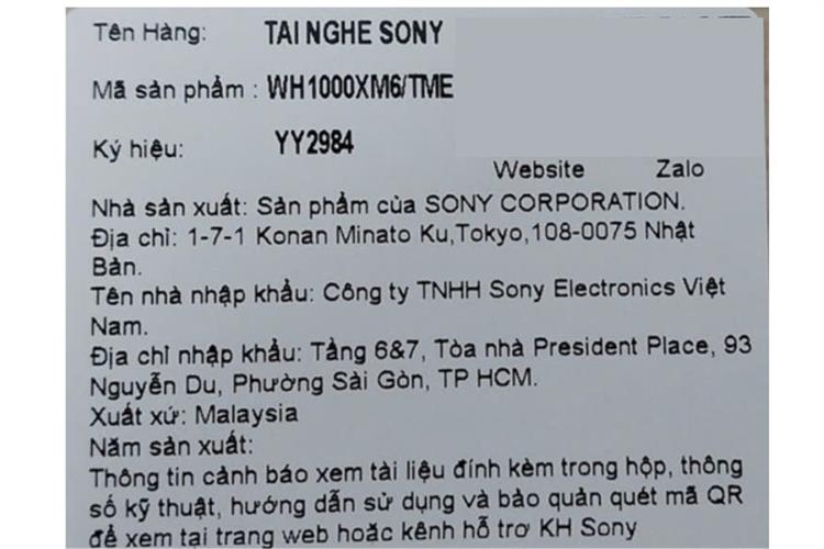 Tai nghe Bluetooth Chụp Tai Sony WH1000XM6 - imei Màu Nâu