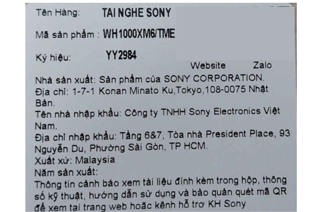 Tai nghe Bluetooth Chụp Tai Sony WH1000XM6 - imei Màu Nâu