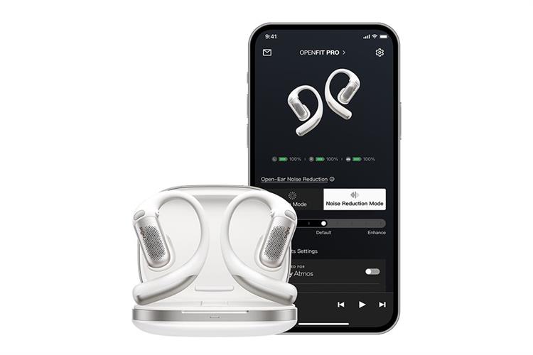 Tai nghe Bluetooth Open-Ear OWS Shokz OpenFit Pro Màu Trắng