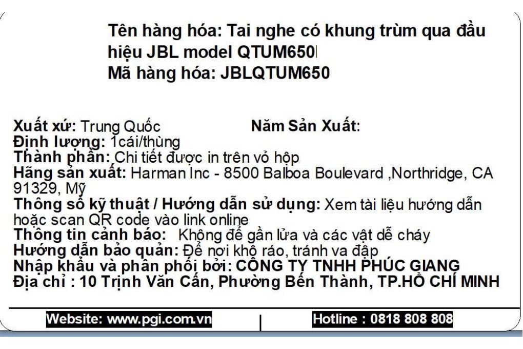 Tai nghe Bluetooth Chụp Tai Gaming JBL Quantum 650 Màu Đen