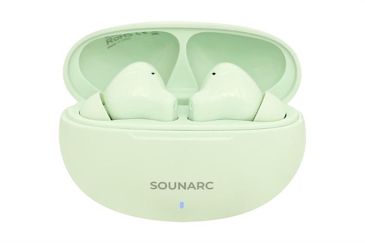 Tai nghe Bluetooth True Wireless Sounarc Q1 Earbuds - Xanh Lá Màu Xanh lá nhạt