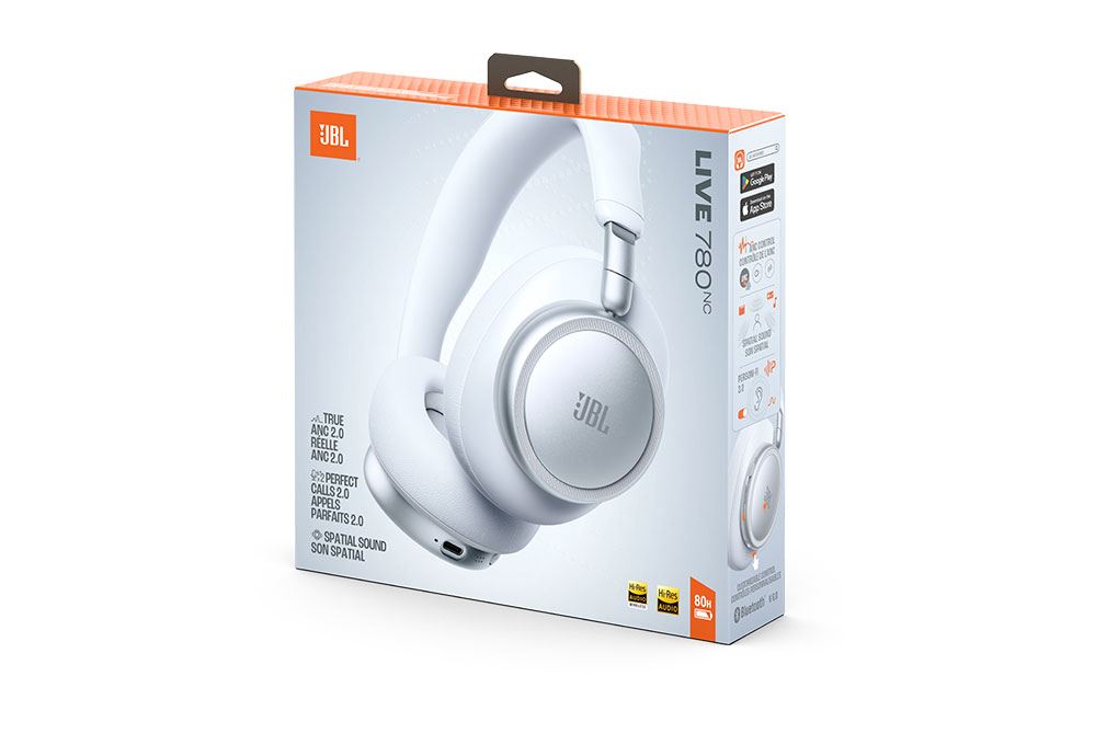 Tai nghe Bluetooth Chụp Tai JBL Live 780NC Màu Trắng