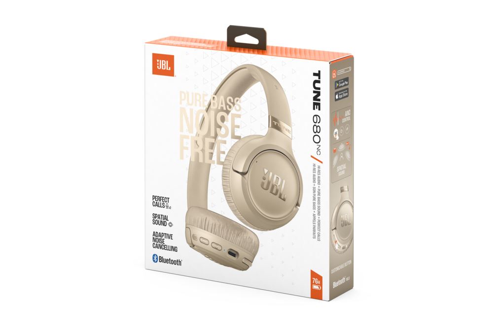 Tai nghe Bluetooth Chụp Tai JBL Tune 680NC Màu Màu be