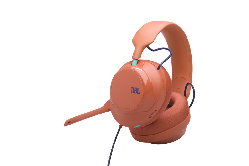 Tai nghe Chụp Tai Gaming JBL Quantum QTUM120 Màu Cam