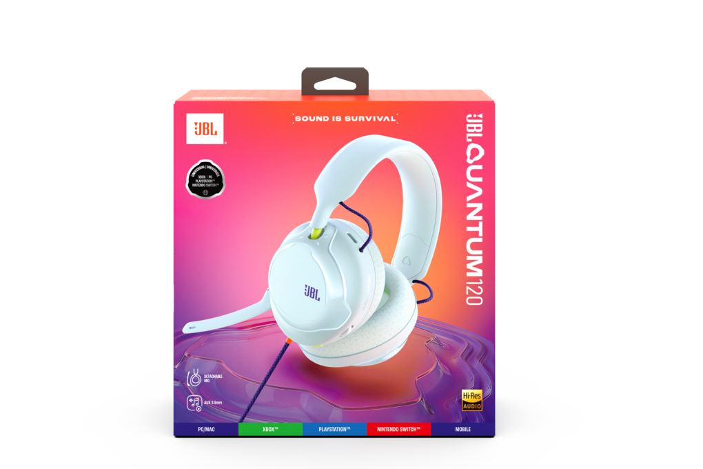 Tai nghe Chụp Tai Gaming JBL Quantum QTUM120 Màu Xanh ngọc