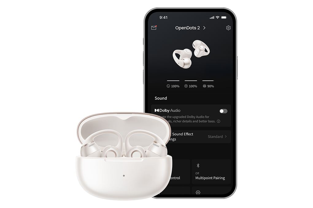 Tai nghe Bluetooth OWS Shokz OPENDOTS 2 E320 Trắng - 10