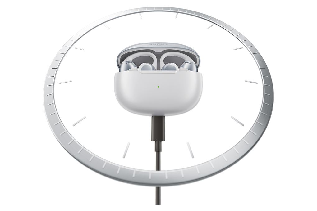 Tai nghe Bluetooth Open-Ear OWS Shokz OPENDOTS 2 E320 Màu Xám
