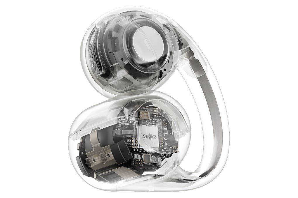 Tai nghe Bluetooth Open-Ear OWS Shokz OPENDOTS 2 E320 Màu Xám