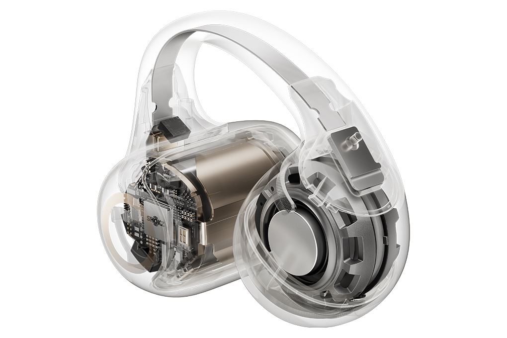Tai nghe Bluetooth Open-Ear OWS Shokz OPENDOTS 2 E320 Màu Xám