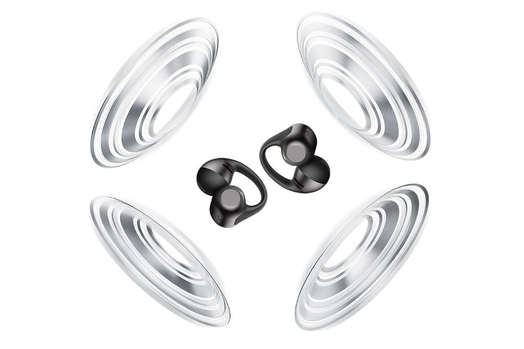 Tai nghe Bluetooth Open-Ear OWS Shokz OPENDOTS 2 E320 Màu Đen