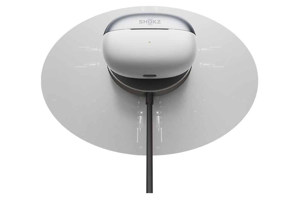 Tai nghe Bluetooth Open-Ear OWS Shokz OPENDOTS 2 E320 Màu Xám