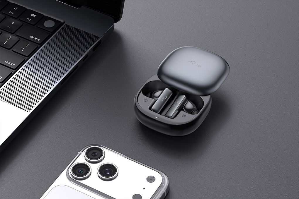 Tai nghe Bluetooth True Wireless Rezo Glide Buds Màu Đen