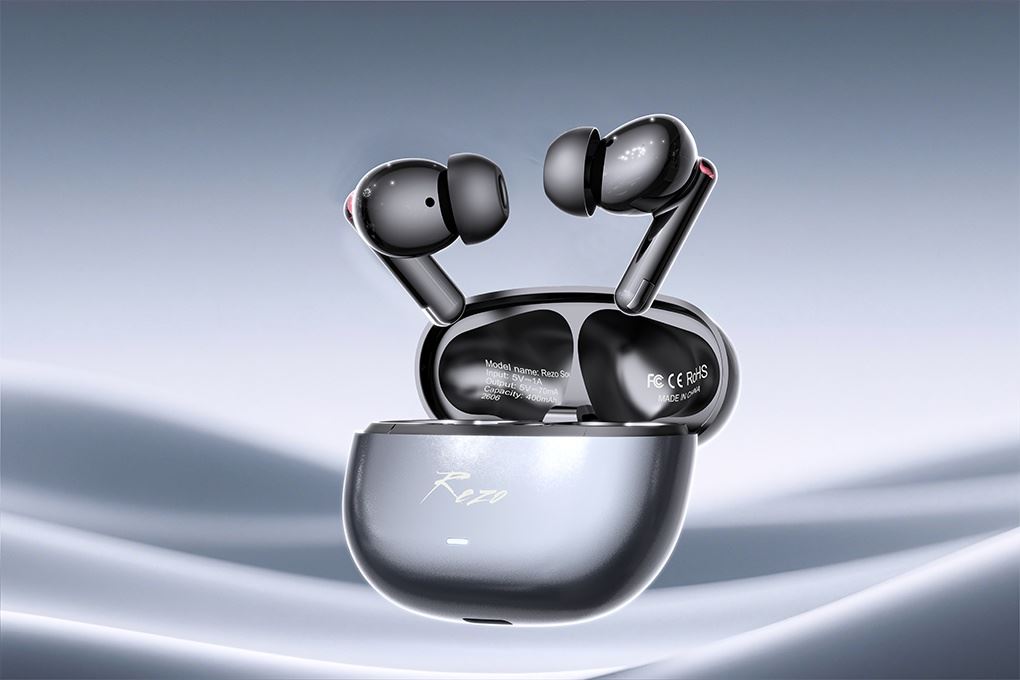 Tai nghe Bluetooth True Wireless Rezo Glide Buds Sound Live Màu Đen