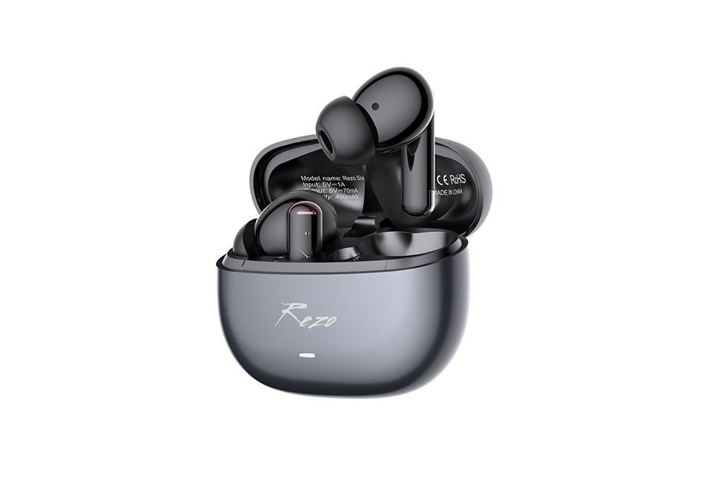Tai nghe Bluetooth True Wireless Rezo Glide Buds Sound Live Màu Đen