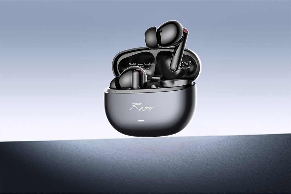 Tai nghe Bluetooth True Wireless Rezo Glide Buds Sound Live Màu Đen