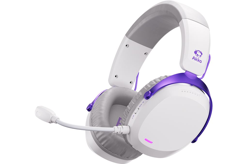 Tai nghe Bluetooth Chụp Tai Gaming AKKO GH300 Màu Trắng