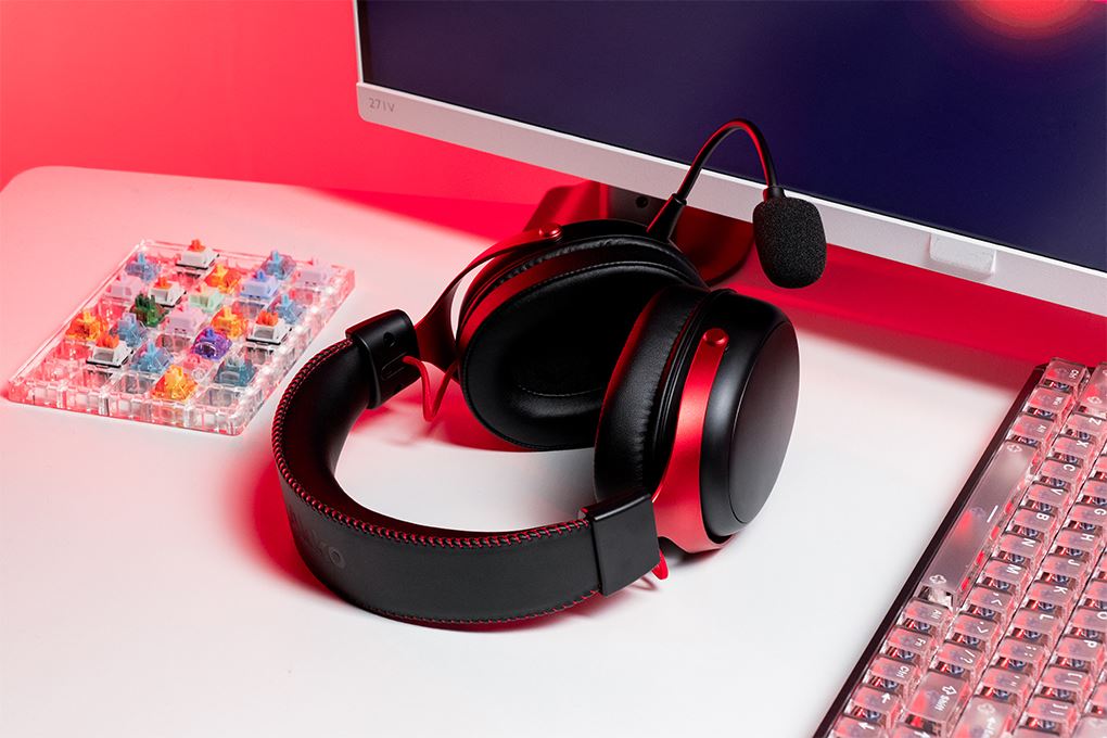Tai nghe Bluetooth Chụp Tai Gaming AKKO Verge S9 Ultra Màu Đen