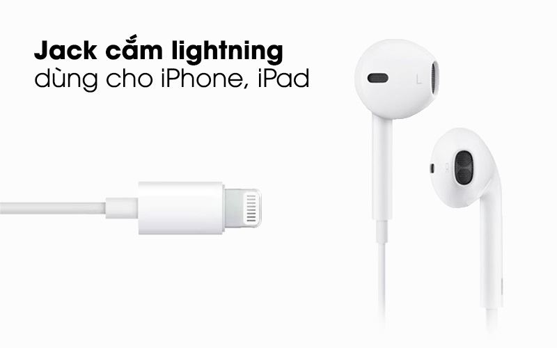 Jack cấm lightning - Tai nghe Có Dây Apple MMTN2