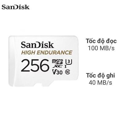 Thẻ nhớ chuyên Camera Sandisk MicroSD 256GB class 10_U3