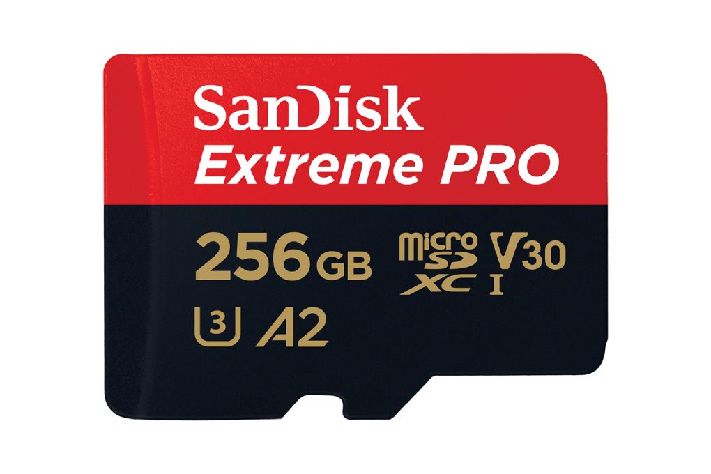 Thẻ nhớ Sandisk MicroSD 256GB Extreme Pro class 10_U3 Màu Đen - Đỏ