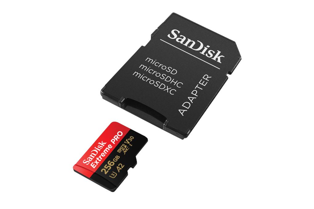 Thẻ nhớ Sandisk MicroSD 256GB Extreme Pro class 10_U3 Màu Đen - Đỏ