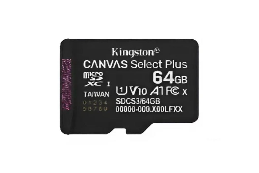 Thẻ nhớ Kingston MicroSD 64GB Select Pls Gen3 100R