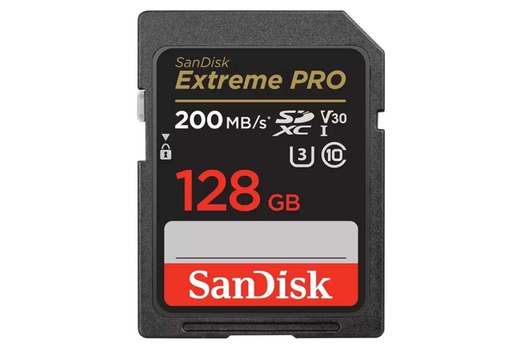 Thẻ nhớ Sandisk SDHC 128GB Extreme Pro class 10_U3 Màu Đen - Đỏ