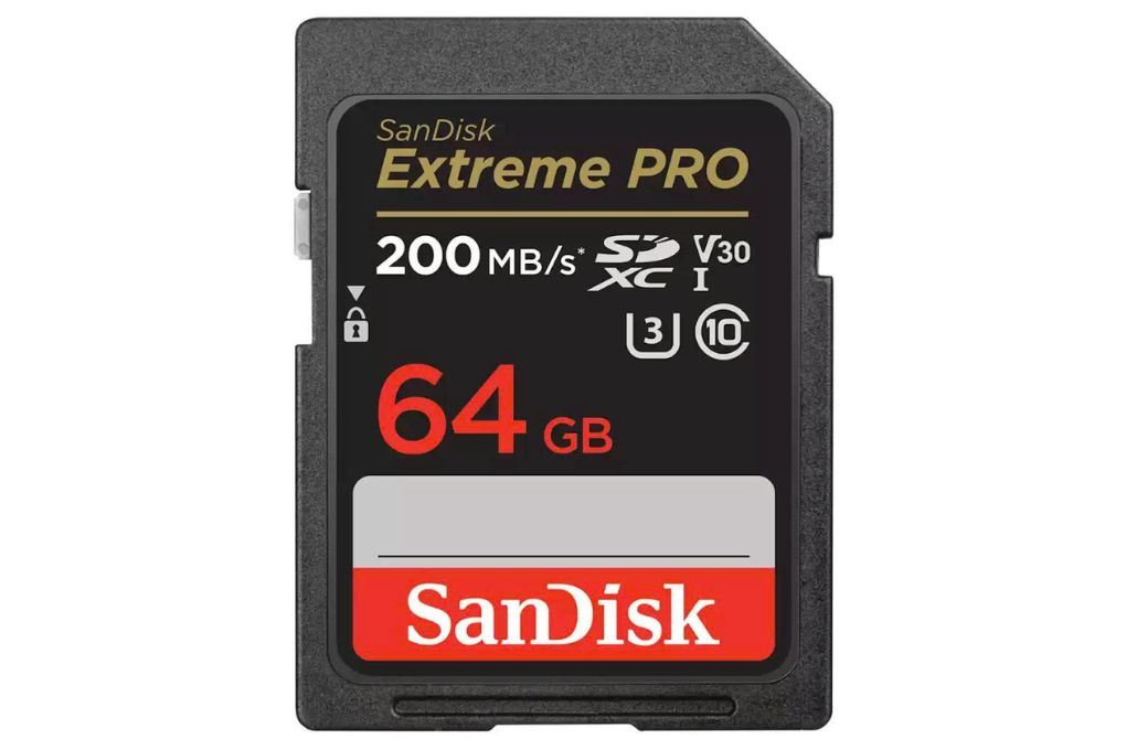 Thẻ nhớ Sandisk SDHC 64GB Extreme Pro class 10_U3 Màu Đen - Đỏ