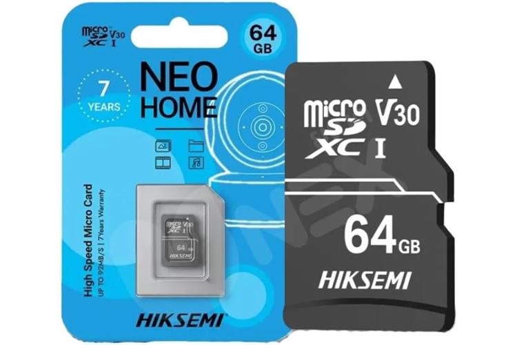 Thẻ nhớ HIKSEMI MicroSD 64GB Class 10_U1 Màu Đen
