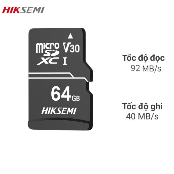Thẻ nhớ HIKSEMI MicroSD 64GB Class 10_U1