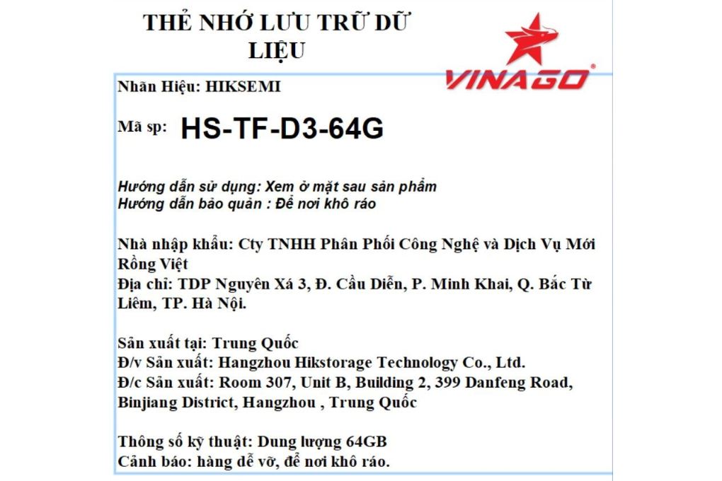 Thẻ nhớ HIKSEMI MicroSD 64GB Neo Lux Class 10_U3 Màu Xanh ngọc