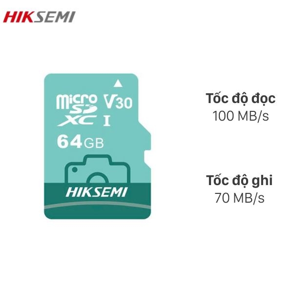 Thẻ nhớ HIKSEMI MicroSD 64GB Neo Lux Class 10_U3