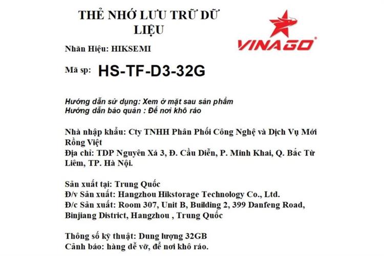 Thẻ nhớ HIKSEMI MicroSD 32GB Neo Lux Class 10_U3 Màu Xanh ngọc