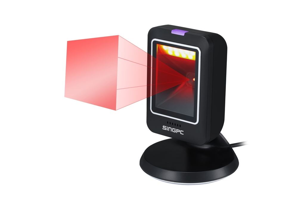 Máy quét mã vạch 2D để bàn có dây SingPC Scan-2800U - 8