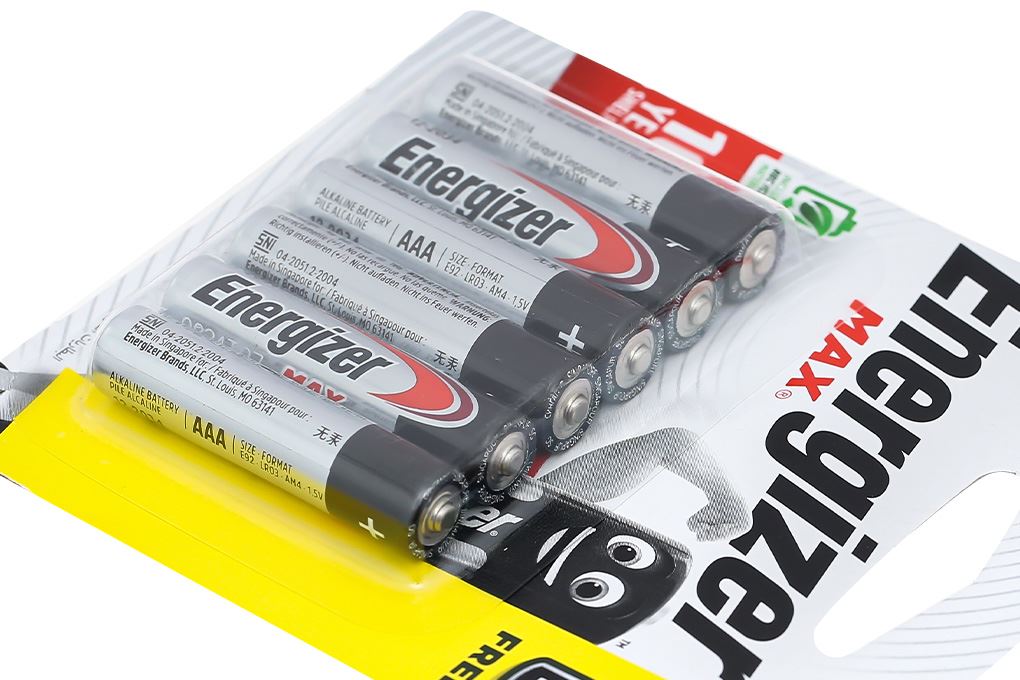 Pin AAA 6 viên Energizer Max E92BP4+2 Màu Đen - Đỏ