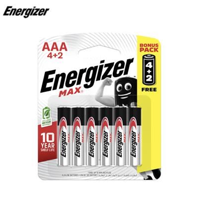 Pin AAA 6 viên Energizer Max E92BP4+2