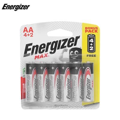 Pin AA Energizer Max E91BP4+2