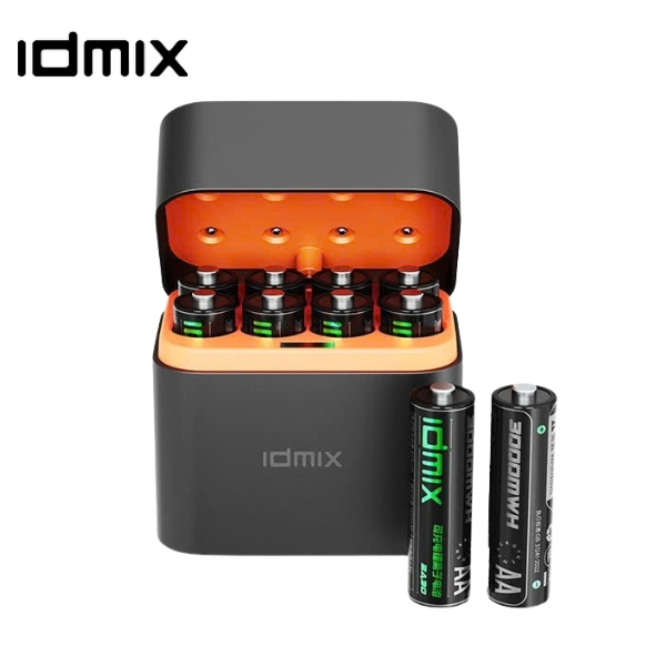 Bộ Hộp Sạc 2h IDMIX 2A08 Pin 2A