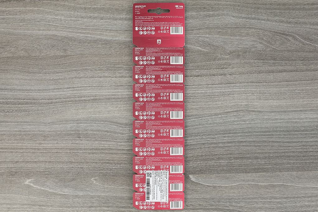 Pin AAA 10 viên Alkaline Philips LR03P10TS Màu Đen - Đỏ