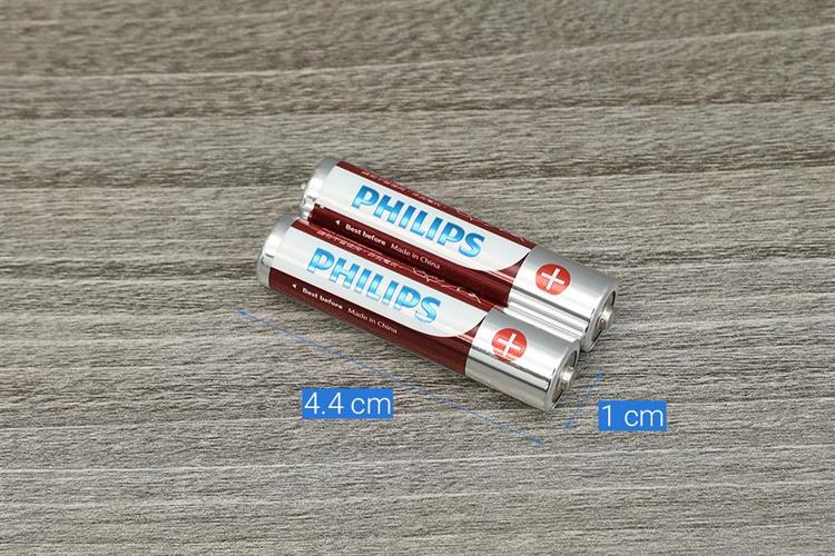 Pin AAA 10 viên Alkaline Philips LR03P10TS Màu Đen - Đỏ