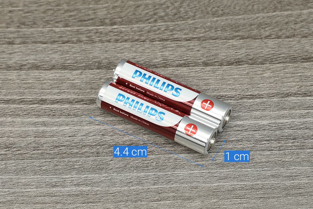 Pin AAA 10 viên Alkaline Philips LR03P10TS Màu Đen - Đỏ