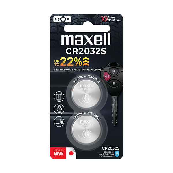 Pin Nút 2 viên Maxell CR2032S