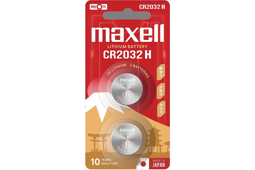 Pin Nút 2 viên Maxell CR2032H Màu Bạc