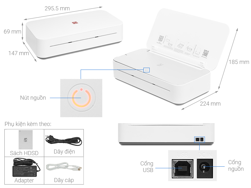 Máy in nhiệt HPRT GT1 Wifi