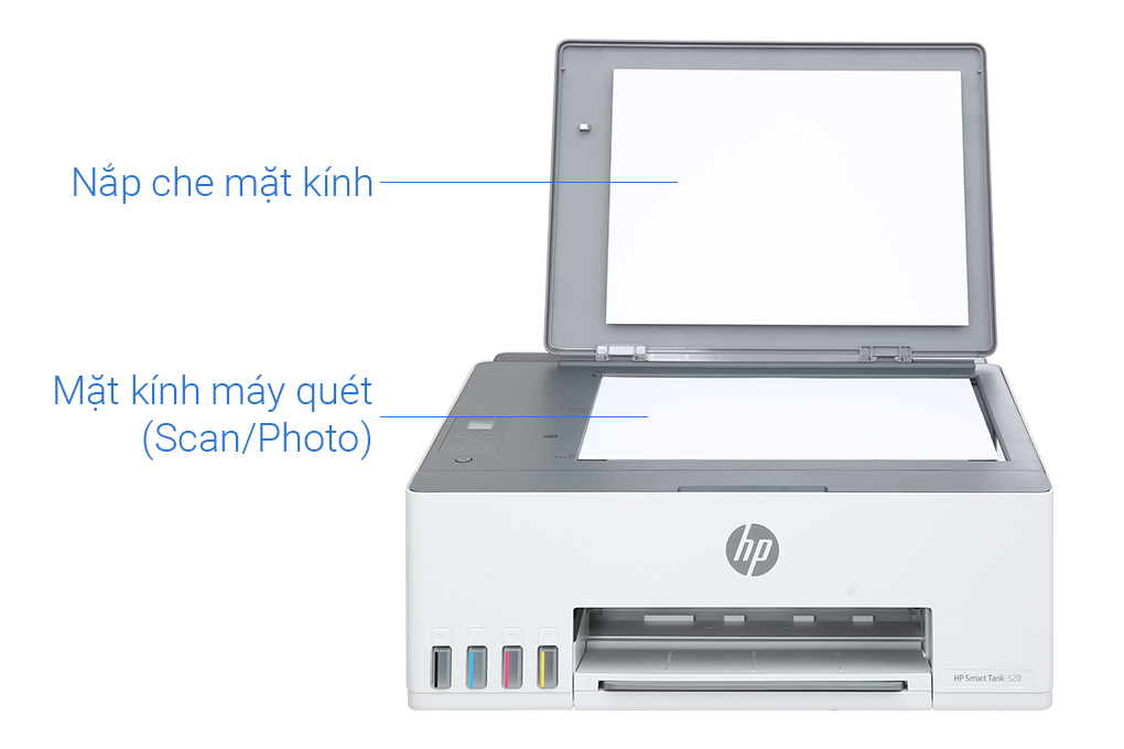 Máy in phun màu đa năng HP Smart Tank 520 (1F3W2A) - 4