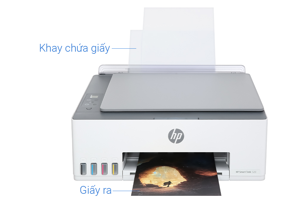 Máy in phun màu đa năng HP Smart Tank 520 (1F3W2A) - 6