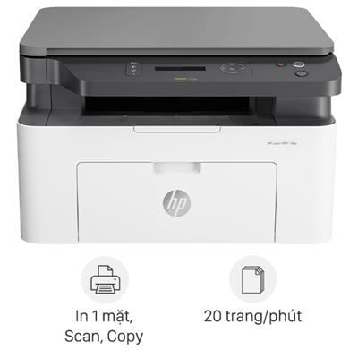 Máy in laser trắng đen đa năng HP LaserJet MFP 136a (4ZB85A)